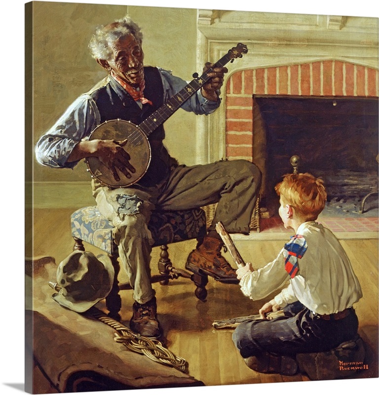 The Banjo Player | Great Big Canvas