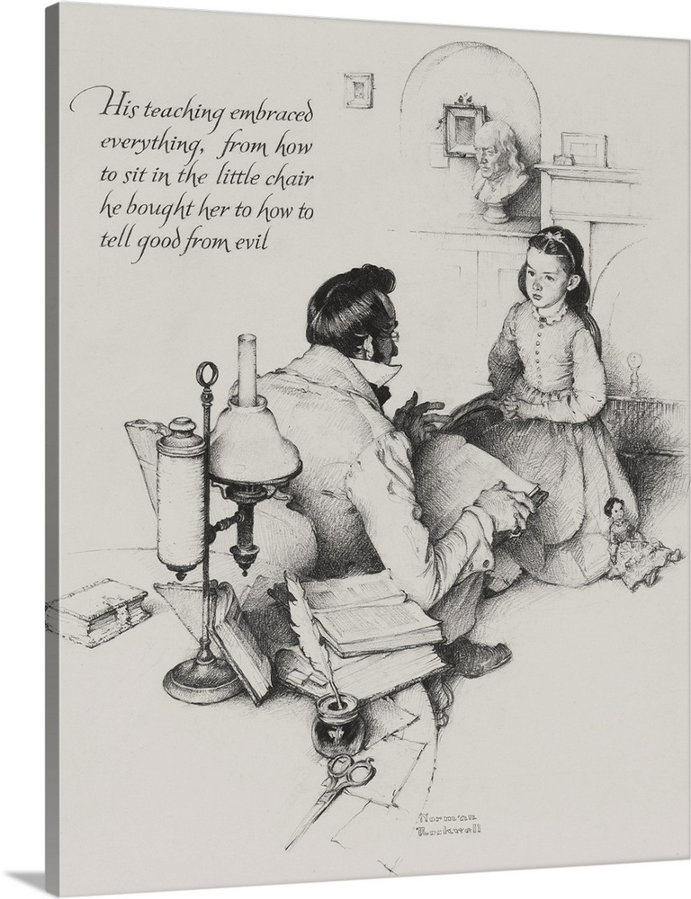 A natural storyteller, Norman Rockwell envisioned his scenarios down to the smallest detail, yet at the easel he found it ...