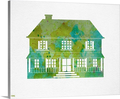 Watercolor House