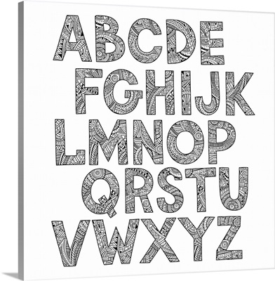 Patterned Alphabet