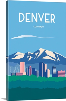 Denver Travel Poster