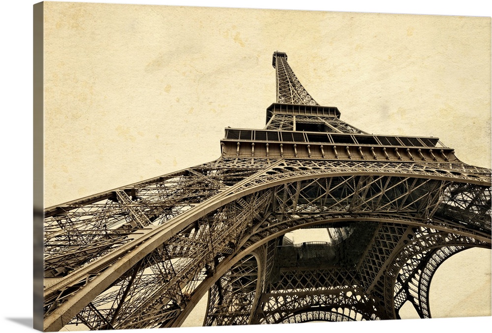 Eiffel Tower Antique Perspective