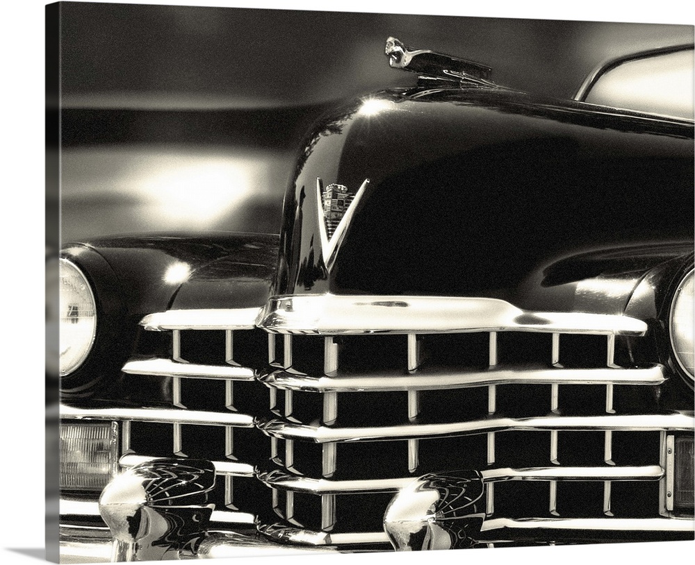 Artistic photograph of a vintage car.