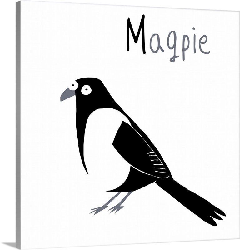 M for Magpie | Great Big Canvas