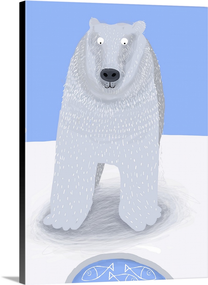 Polar Bear illustration by Carla Daly.