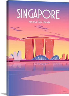 Singapore Travel Poster