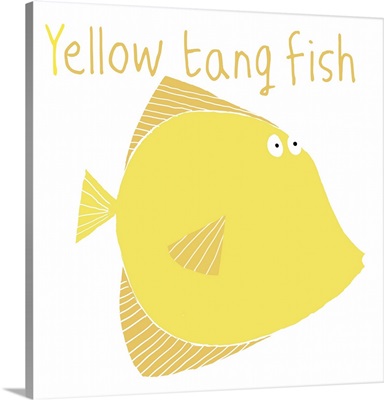 Y for Yellow Tang Fish
