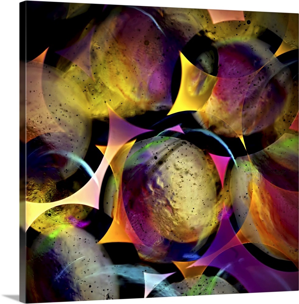 Abstract with Circles Wall Art, Canvas Prints, Framed Prints, Wall