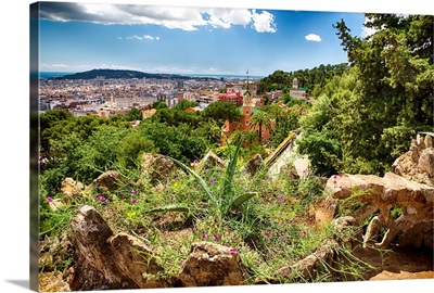 Barcelona View from Park Guell