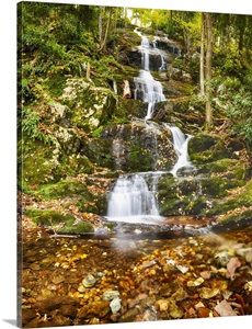 Buttermilk Falls in Autumn, New Jersey image thumbnail