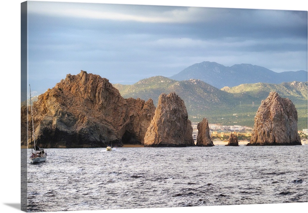 Rocks in the sea, Cabo San Lucas, Mexico.