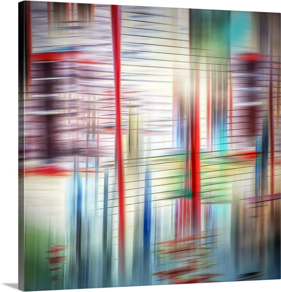Abstract photography - the image was made using the ICM (Intentional Camera Movement) technique combined with multiple exp...