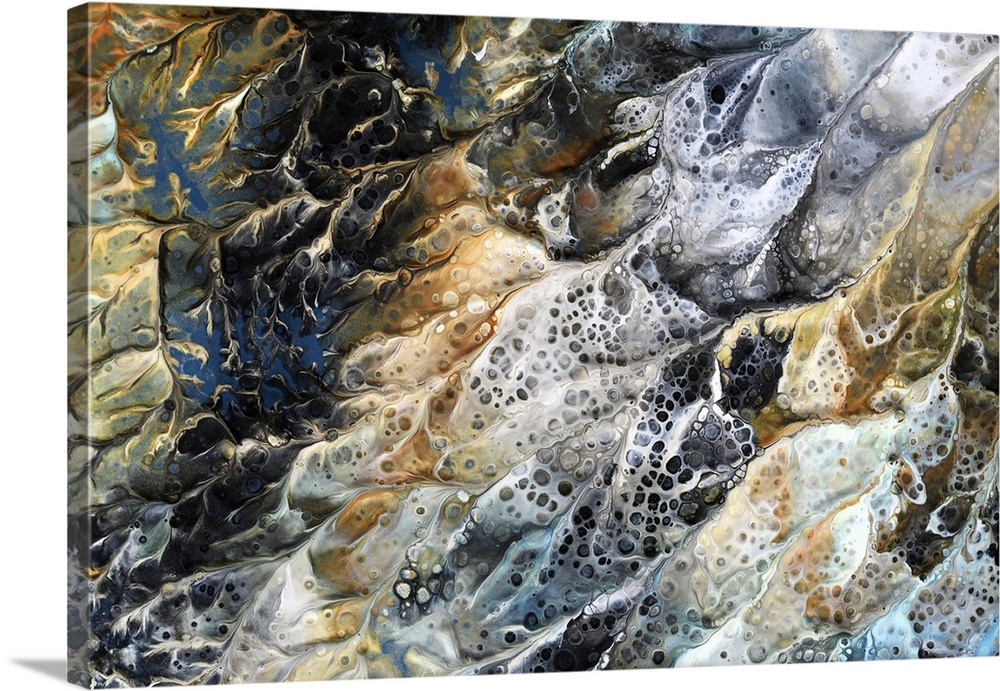 Close-Up, Macro View Of Seaweed, Kelp And Sand In The Ocean