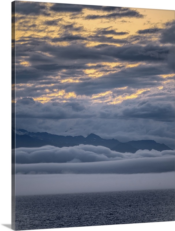 Cloud Inversion Sunset II | Great Big Canvas