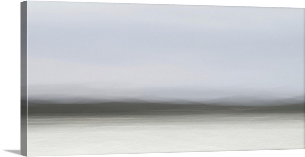 Artistically blurred photo. Winter view in nature reserve Agger Tange, south of the town of Agger at the North Sea coast o...