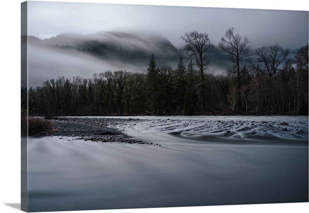 Elwha River near Madison Falls, Olympic National Park, Washington.