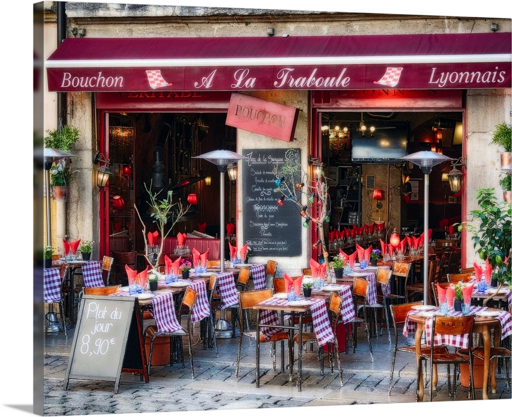 Bistro Open For Lunch, Lyon, France