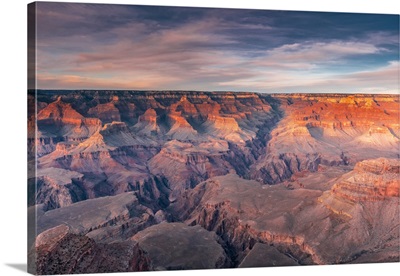 Grand Canyon In Sunset