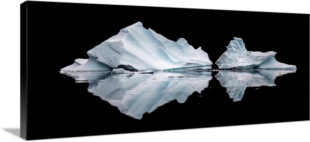 Icebergs, Greenland.