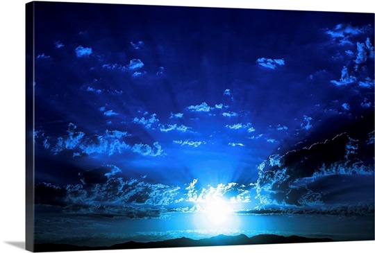 I Love Blue Wall Art, Canvas Prints, Framed Prints, Wall Peels | Great