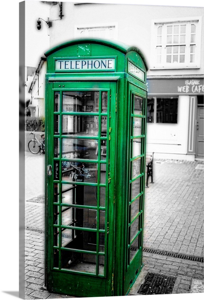 Irish Phone Booth, Kinsale, County Cork, Republic of Ireland Wall Art