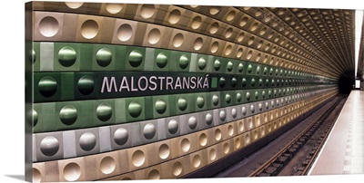 Metro Station Platform Malostranska