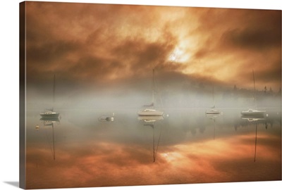 Morning Fog Over Ullswater