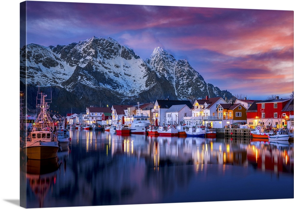 Photo taken in this delightful fishing village called Henningsvaer in the archipelago of the Lofoten islands in Norway. I ...
