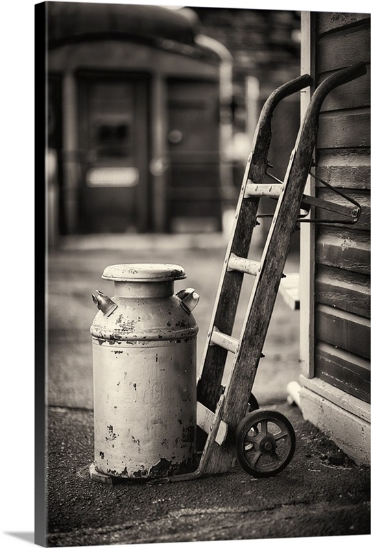 Old Milk Can Wall Art, Canvas Prints, Framed Prints, Wall Peels | Great ...