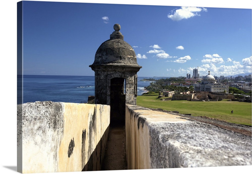 Scenic View of San Juan from the San Cristobal Fort, Puerto Rico