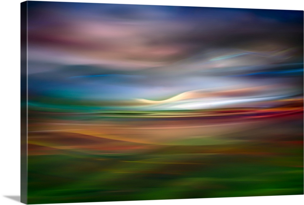 Fine art abstract photograph of the Palouse countryside in Washington.