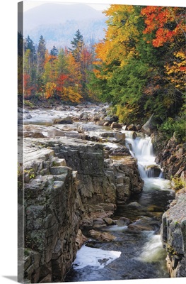 Rocky Gorge With Swift River At White Mountains, New Hampshire image thumbnail