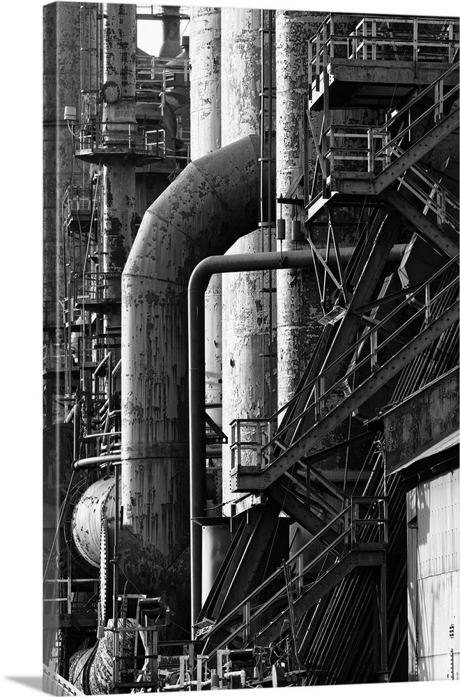 Steel Stacks of the Btehlehem Steel Plant, Pennsylvania.