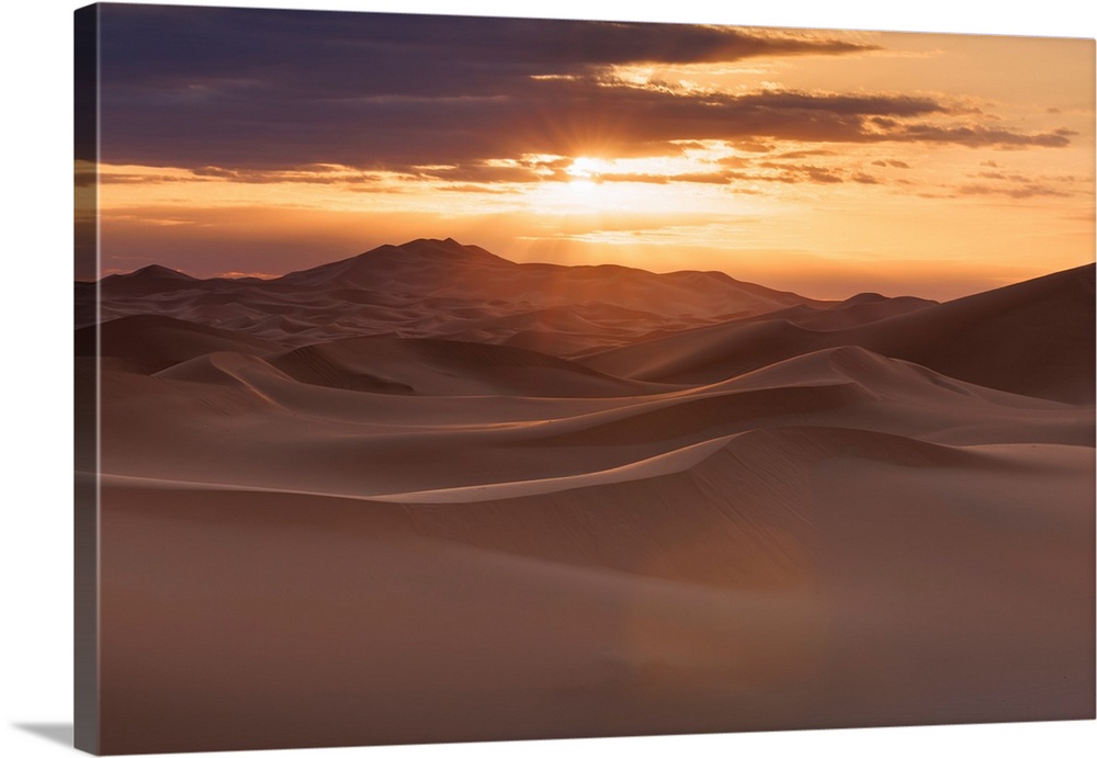 Sahara Dunes At Sunrise