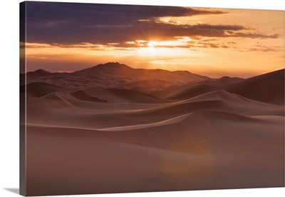 Sahara Dunes At Sunrise