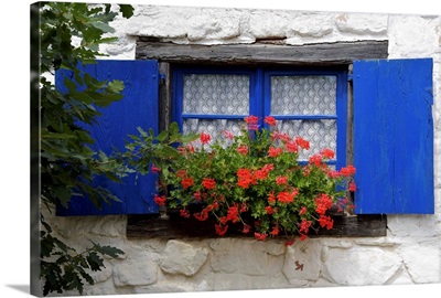 The blue shutters