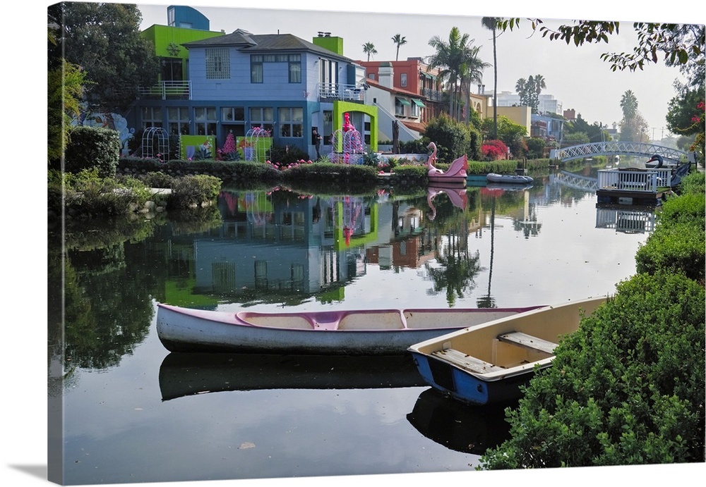 Tranquil Morning at the Venice Canal, Los Angeles, California.