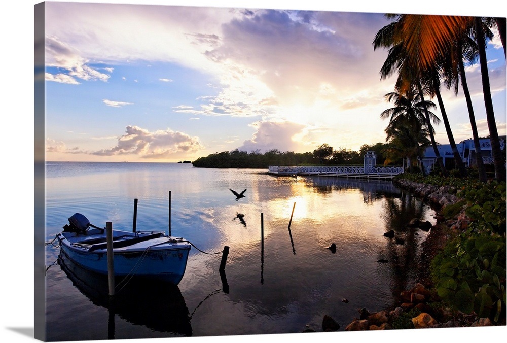 Tranquil Sunset in a Fishing Village, La Parguera, Puerto ...