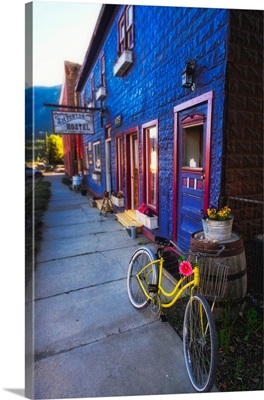 Yellow Bicycle, Silverton, Colorado