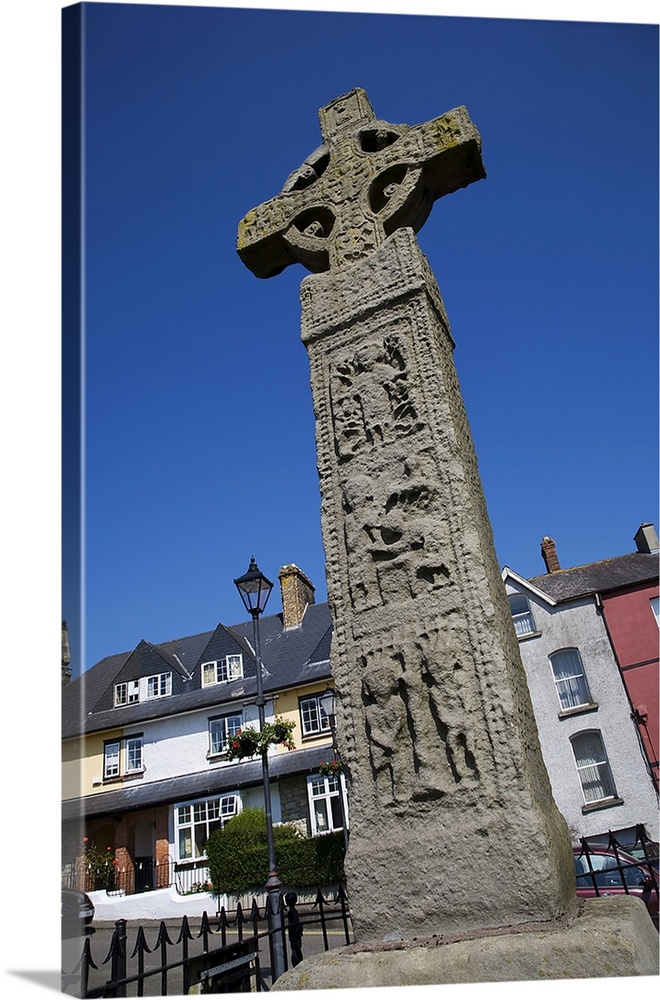 10th Century High Cross, Market Square, Clones, County Monaghan, Ireland
