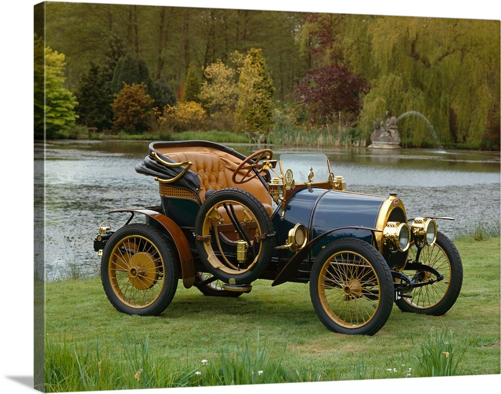 1913 Bugatti Type 13 Open 2 Seat Tonneau 1 3 Litre Country Of Origin France Wall Art Canvas Prints Framed Prints Wall Peels Great Big Canvas Bugatti evolution 2019 from bugatti type 2 to chiron, divo and la voiture noire. great big canvas