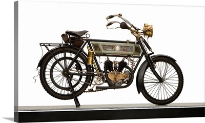 1914 Alcyon motorcycle 350cc Ferriere sur Jouge, France
