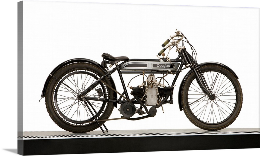 1918 Douglas 2 3/4 hp motorcycle country of origin United Kingdom.