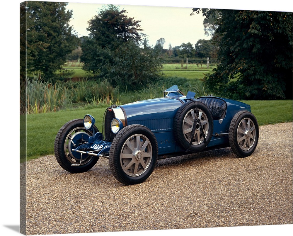 1926 Bugatti Type 35 Grand Prix 2-seater Solid-Faced Canvas Print