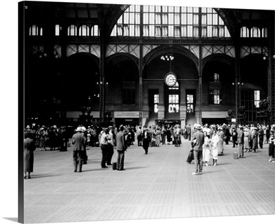 1930's Pennsylvania Penn Station New York City Railroad Station