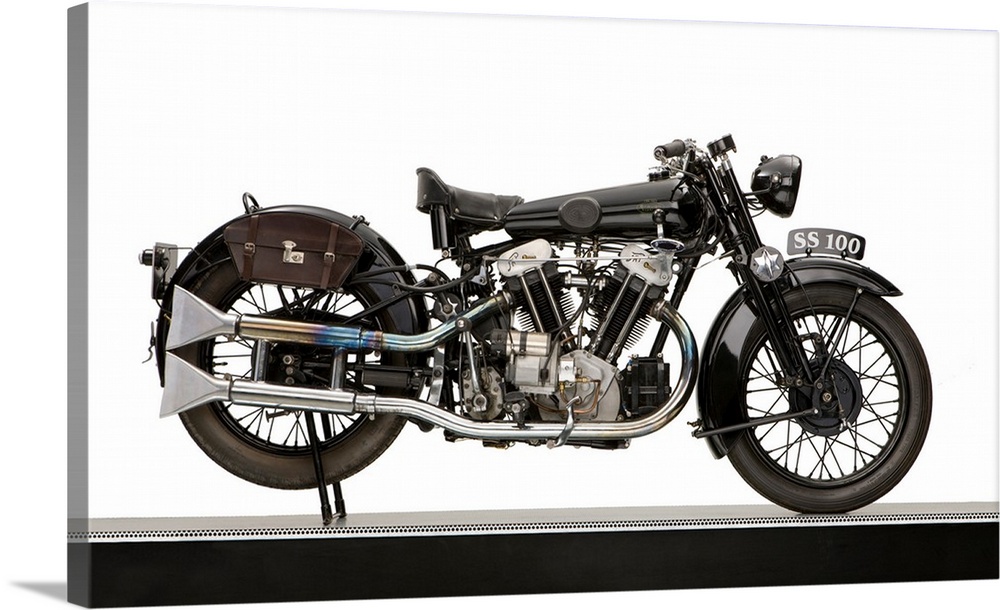 1931 Brough Superior SS100 JAP engine motorcycle.