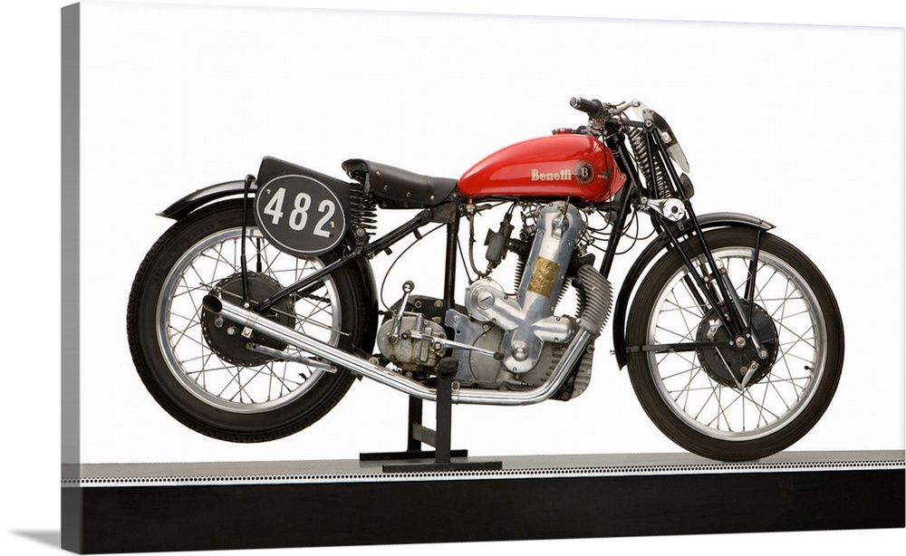 1938 Benelli 250cc Motorcycle.