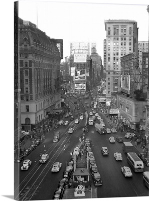 1940's Times Square Looking North From 43Rd Street