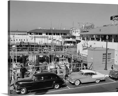 1950's 1960's Fisherman's Wharf San Francisco CA USA