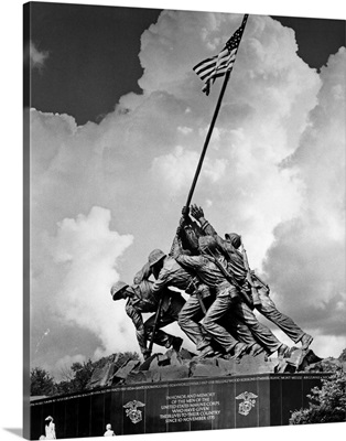 1950's Usmc War Memorial Iwo Jima 1945 Washington Dc USA